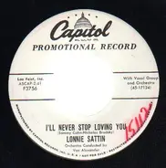 Lonnie Sattin - I'll Never Stop Loving You