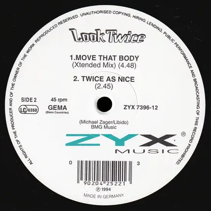 Look Twice - Move That Body