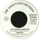 7inch Vinyl Single - Look Up - It's Alright With Me