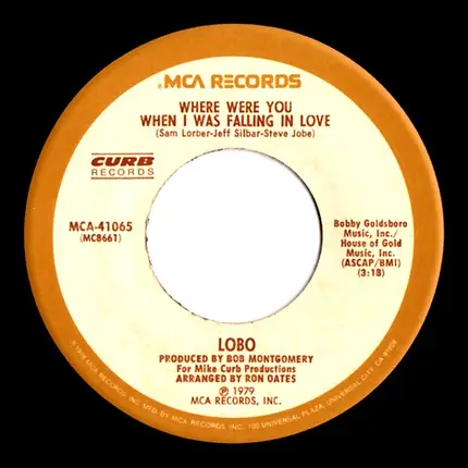 Lobo - Where Were You When I Was Falling In Love