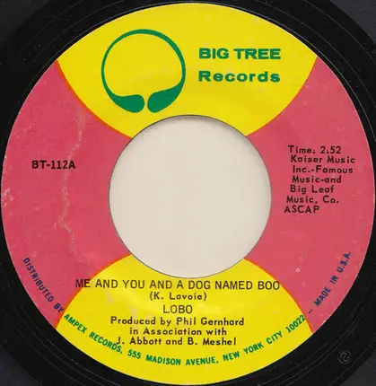 Lobo - Me And You And A Dog Named Boo