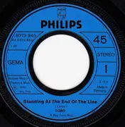 7inch Vinyl Single - Lobo - Standing At The End Of The Line