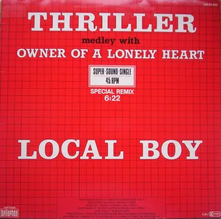 Local Boy - Thriller / Owner Of A Lonely Heart Medley