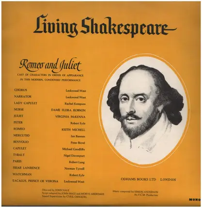 Lockwood West, Rachel Kempson, Rob Fyfel a.o. - Romeo and Juliet