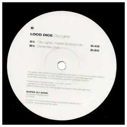 Loco Dice - City Lights
