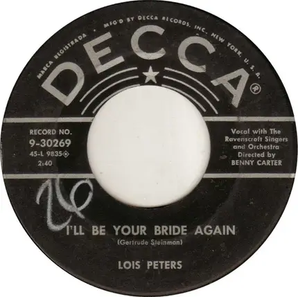 Lois Peters - Ask (Believing That You Will Receive)