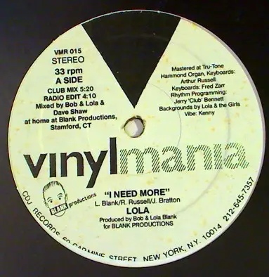 Lola - I Need More