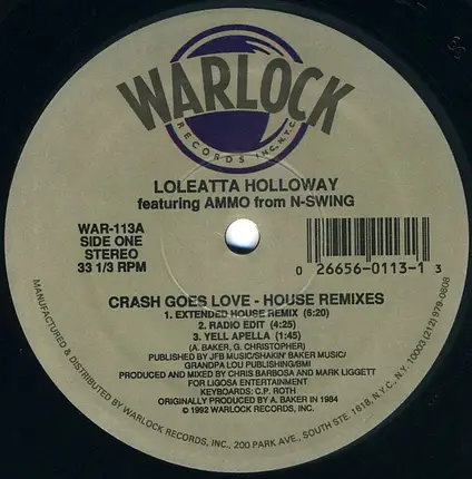 Loleatta Holloway featuring Ammo - Crash Goes Love (House Remixes)