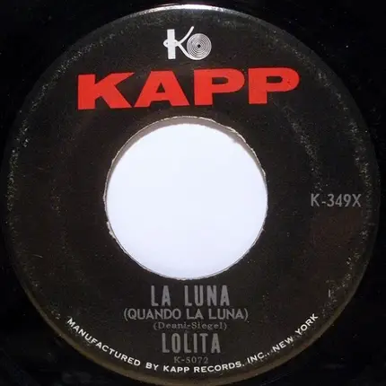 Lolita - Sailor (Your Home Is The Sea) / La Luna (Quando La Luna)