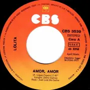 7inch Vinyl Single - Lolita - Amor, Amor