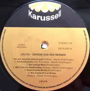 LP - Lolita - Grüsse Aus Den Bergen