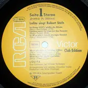 LP - Lolita - singt Robert Stolz