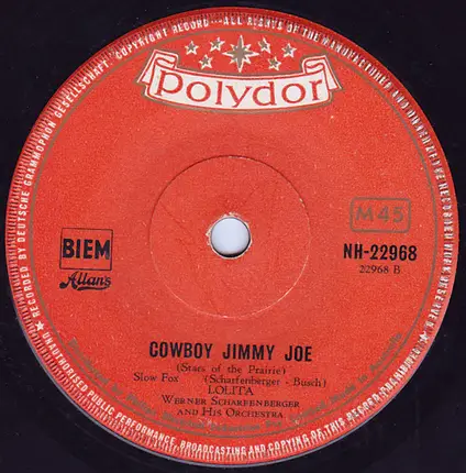 Lolita - Sailor.... / Cowboy Jimmy Joe