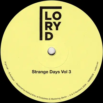 Lory D - Strange Days Vol 3