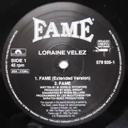 12inch Vinyl Single - Loraine Velez - Fame