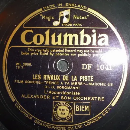 L'Orchestre Alexander - Conduisez-Moi Madame / Les Rivaux De La Piste