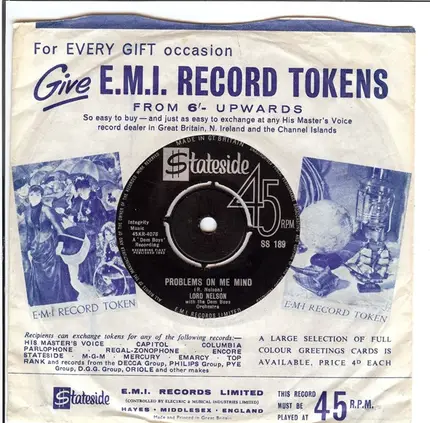 Lord Nelson With The Dem Boys Orchestra - I Got A Itch