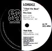 12inch Vinyl Single - Lordez - I Feel The Beat