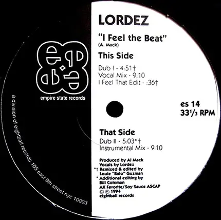 Lordez - I Feel The Beat