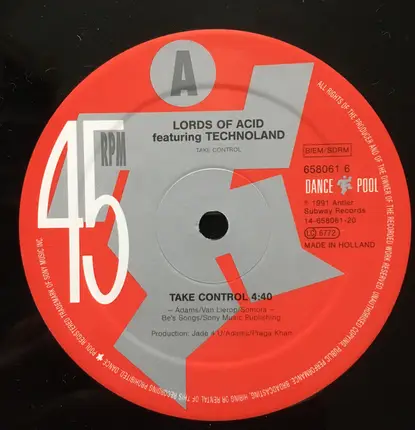 Lords Of Acid Featuring Technoland - Take Control