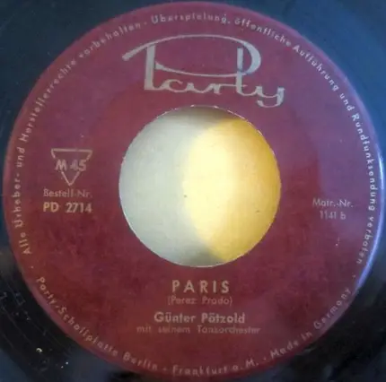 Loretta / Günter Pätzold - Eine Insel Für Zwei / Paris