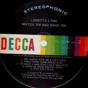 LP - Loretta Lynn - Loretta Lynn Writes 'Em And Sings 'Em