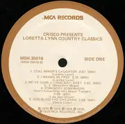 LP - Loretta Lynn - Crisco Presents Loretta Lynn's Country Classics