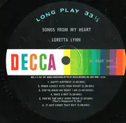 LP - Loretta Lynn - Songs From My Heart - Mono