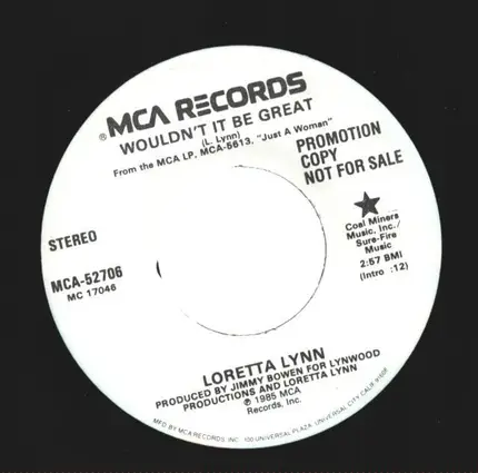 Loretta Lynn - Wouldn't IT BE Great