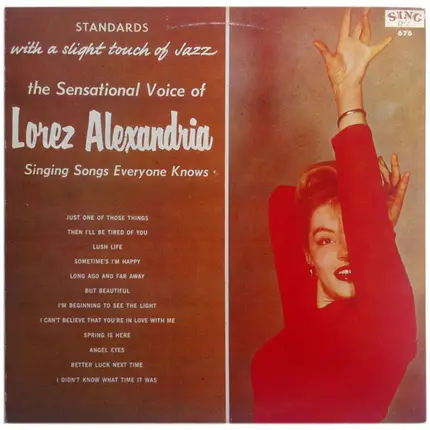 Lorez Alexandria - Standards With A Slight Touch Of Jazz