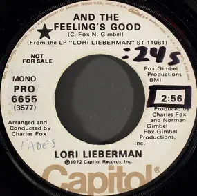 Lori Lieberman - And The Feeling's Good