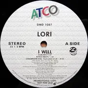 12'' - Lori, Lori Zee - I Will