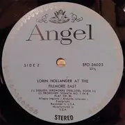 LP - Lorin Hollander - Lorin Hollander At The Fillmore East