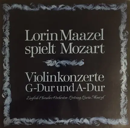 Mozart (Maazel) - Violinkonzerte Nr. 3 & Nr. 5
