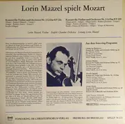 LP - Lorin Maazel spielt Wolfgang Amadeus Mozart - Lorin Maazel Spielt Mozart
