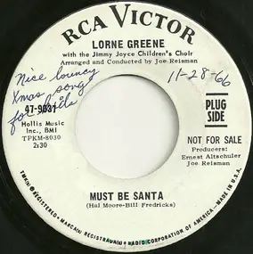 Lorne Greene - Must Be Santa / One Solitary Life