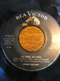 Lorne Greene - My Sons, My Sons