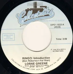 Lorne Greene - Ringo: Introduction
