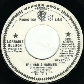 Lorraine Ellison - If I Had A Hammer / Heart And Soul