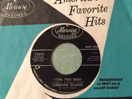 Lorraine Ellison - I Dig You Baby / Don't Let It Go To Your Head