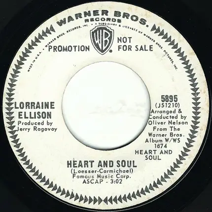 Lorraine Ellison - If I Had A Hammer / Heart And Soul