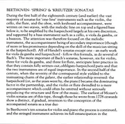 CD - Beethoven - 'Kreutzer' & 'Spring' Sonatas