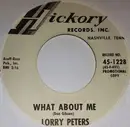 7inch Vinyl Single - Lorry Peters - A Statue In A Window / What About Me