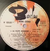 LP - Los Calchakis Avec Guillermo De La Roca - La Flute Indienne Volume 2