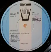 LP - Los Calchakis - La Misa Criolla Dei Calchakis