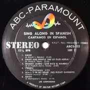 LP - Los Campaneros - Sing Along In Spanish (Cantamos En Espanol) Latin American Hits