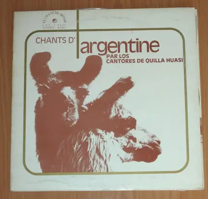 Los Cantores De Quilla Huasi - Chants D'Argentine