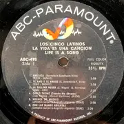 LP - Los Cinco Latinos - La Vida Es Una Cancion - Mono