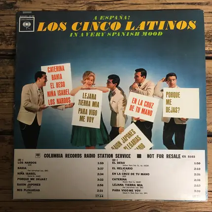 Los Cinco Latinos - A Espana-In A Very Spanish Mood