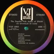 LP - Los Gitanillos De Cadiz - The Popular Folk Music Of Spain